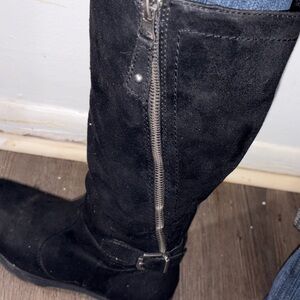 White Mountain Black Over the Knee Boots